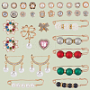 Alloy Safety Pin Brooch AJEW-SP0002-10-7