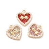 Alloy Rhinestone Pendants ALRI-E006-02LG-1