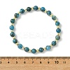 Natural Apatite & Synthetic Hematite Non-magnetic Beaded Stretch Bracelets for Women BJEW-JB13940-02-4