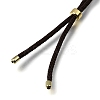 2.5MM Adjustable Braided Nylon Cords Necklace Making FB-CBAA152-02G-37-2