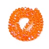 Electroplate Glass Beads Strands EGLA-A044-T6mm-L25-3