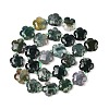 Natural Moss Agate Beads Strands G-NH0009-A01-02-3