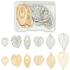 24Pcs 12 Styles Brass Pendants KKC-FS0001-01-1