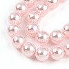 Baking Paint Pearlized Glass Pearl Bead Strands X-HY-N002-6mm-A10-4