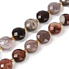 Natural Petrified Wood Beads Strands G-B094-A10-01-2