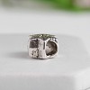 Tibetan Style Snowflake Zinc Alloy European Beads MPDL-M050-02AS-2