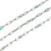 Brass Dapped Chains AJEW-Q153-02P-16-1