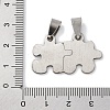 201 Stainless Steel Pendants STAS-Q342-49P-3