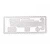 Carbon Steel Cutting Dies Stencils DIY-P011-44-2