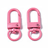 Spray Painted Eco-Friendly Alloy Swivel Snap Hooks Clasps PALLOY-T080-02J-NR-2