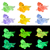 60Pcs 6 Colors Luminous Resin Lizard Figurines DJEW-CJ0001-16-1