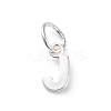 925 Sterling Silver Letter Charms LS-STER-C012-01S-J-1