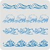 Large Plastic Reusable Drawing Painting Stencils Templates DIY-WH0172-566-1