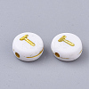 Plating Acrylic Beads X-PACR-R242-01T-2
