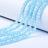 Electroplate Glass Beads Strands EGLA-A034-J4mm-B05-1