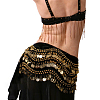 Alloy Coin Tassel Cloth Chain Belts for Dancer DIY-WH0888-880B-6