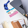Transparent Acrylic Badge Buddy Blanks LS-TACR-WH0022-06B-4