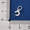 925 Sterling Silver Letter Charms STER-C012-01S-C-3