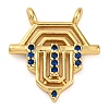 Brass Micro Pave Cubic Zirconia Pendants KK-K339-10A-03-1