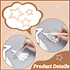Star Macrame Tassel Decoration DIY Kits DIY-OC0012-09C-4