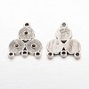 Alloy Rhinestone Connector Settings X-EA10684Y-1