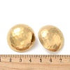 Ion Plating(IP) 304 Stainless Steel Half Round Stud Earrings for Women EJEW-M089-10G-5