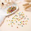 Picasso Baking Paint Glass Seed Beads SEED-TA0001-62M-4