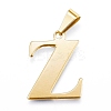 304 Stainless Steel Pendants STAS-F106-95G-Z-1