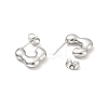 Non-Tarnish 304 Stainless Steel Rectangle Stud Earrings LS-EJEW-P202-06P-2