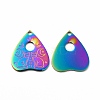 Ion Plating(IP) 304 Stainless Steel Pendants STAS-F290-16MC-1