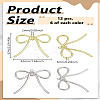 12Pcs 2 Colors Alloy Pendants FIND-LP0005-17-2