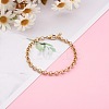 Women's 304 Stainless Steel Rolo Chain Bracelets BJEW-JB05995-01-5