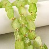 Raw Rough Natural Quartz Crystal Beads Strands G-Z131-J01-09-1