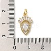 Rack Plating Brass Pave Cubic Zirconia Pendants KK-Q795-10G-3
