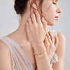 16Pcs 4 Style Bowknot Brass Micro Pave Clear Cubic Zirconia Charms DIY-DR0001-28-6