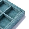 Removable Velvet Jewelry Organizer Display Trays for Earrings Necklaces Rings CON-R030-04C-2