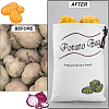 2Pcs 2 Styles Printed Cotton Cloth Storage Bags ABAG-CN0001-09-5