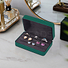 3-Slot Rectangle PU Leather Finger Ring Display Boxes CON-WH0099-10B-6