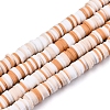 1 Strand Handmade Polymer Clay Beads Strands CLAY-SC0001-32-1