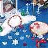 120Pcs 6 Colors Transparent Resin Pendants FIND-SC0010-13-4