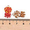 Alloy Enamel Pendants ENAM-A012-03G-4