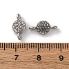 304 Stainless Steel Rhinestone Connector Charms ZIRC-G157-36P-A-1-3