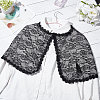 Detachable Polyester Bridal Lace Shawls AJEW-WH0248-14A-5