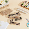 3 Bundles 3 Style Burlap Ribbon OCOR-LP0003-14-1