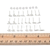 2 Pairs Alloy Stud Earrings for Women EJEW-FS0001-27F-5