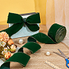 10 Yards Single Face Velvet Ribbon OCOR-WH0092-39A-5