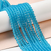 Imitate Austrian Crystal Frosted Glass Beads Strands LS-GLAA-F029-TM3mm-B19-4