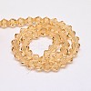 Imitate Austrian Crystal Bicone Glass Beads Strands GLAA-F029-5x5mm-18-2