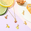 6pcs 6 Styles Brass Pendants KK-CJ0003-37-6