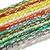 Electroplate Glass Beads Strands EGLA-D031-01-1